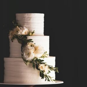 Photo Print Anniversary Cake
