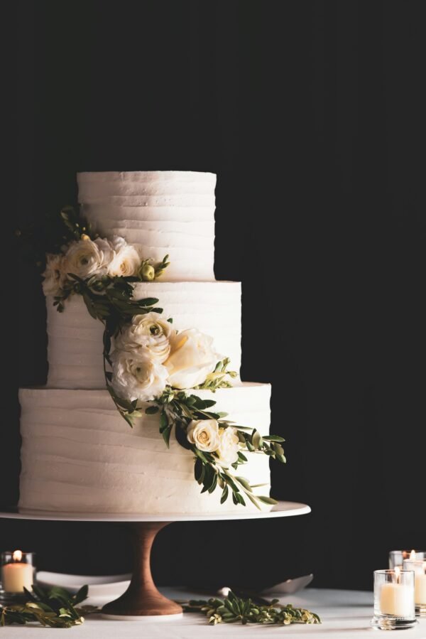Photo Print Anniversary Cake