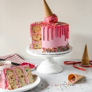 Pinata Mini Heart Cake