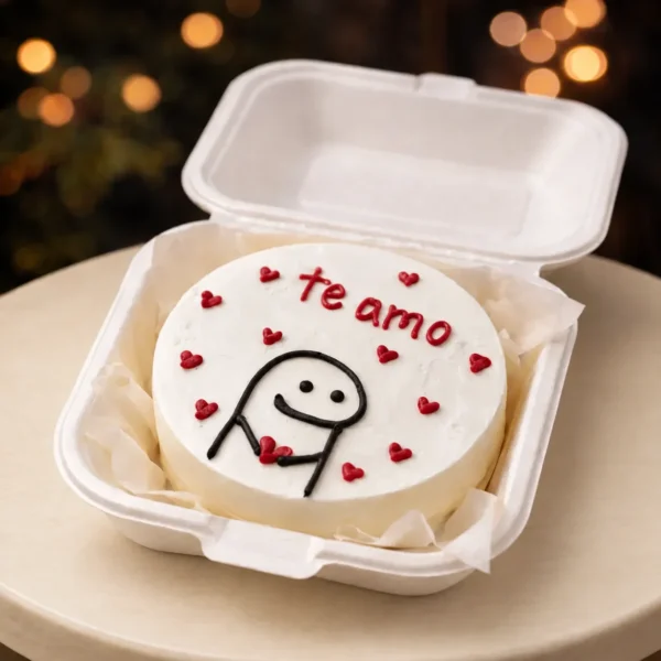 Te Amo Love Bento Mini Cake