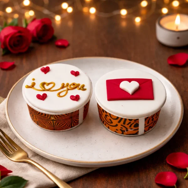 Love Duo Cupcake