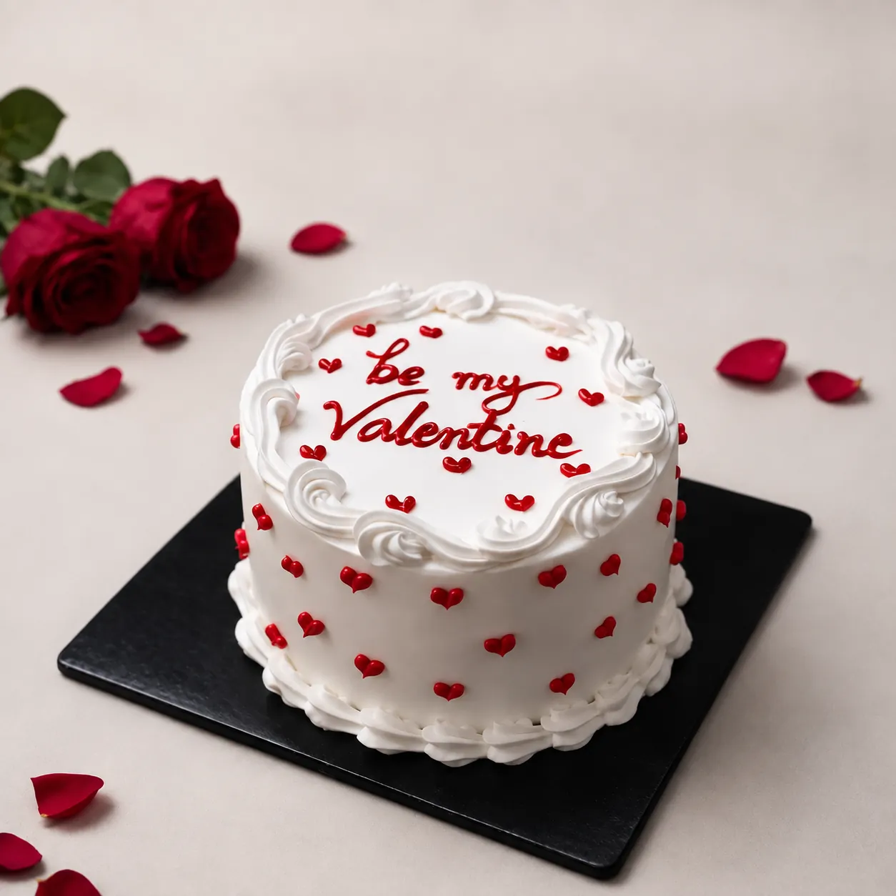 Be My Valentine Heart Cake