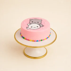 Valentine Cute Teddy Mini Cake