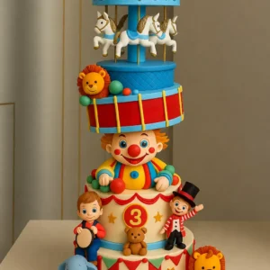 Drum Carnival Circus Cake
