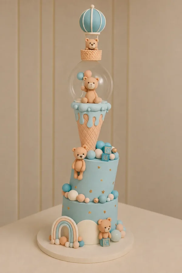 Teddy’s Ice Cream Sky Cake