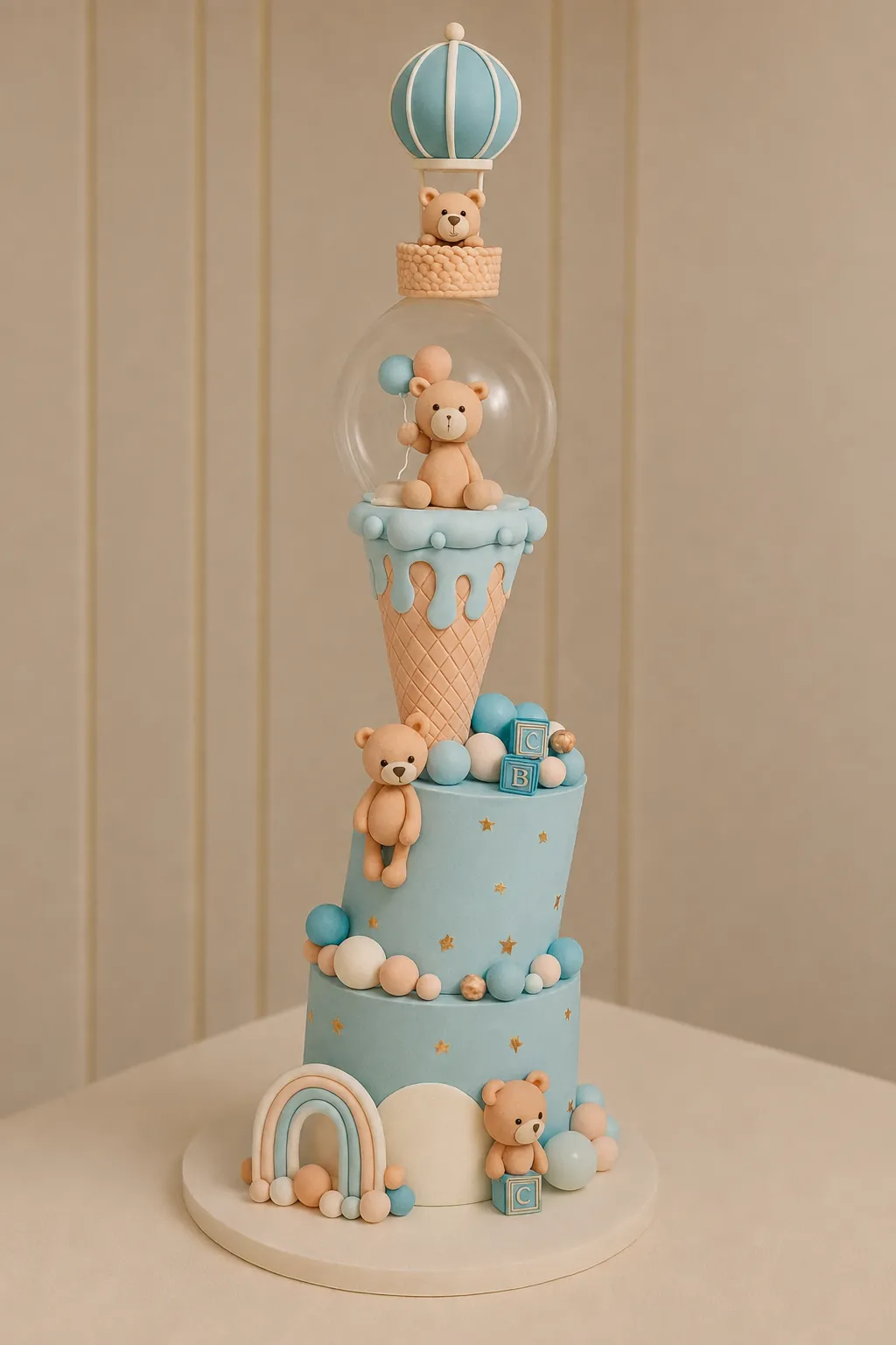 Teddy’s Ice Cream Sky Cake