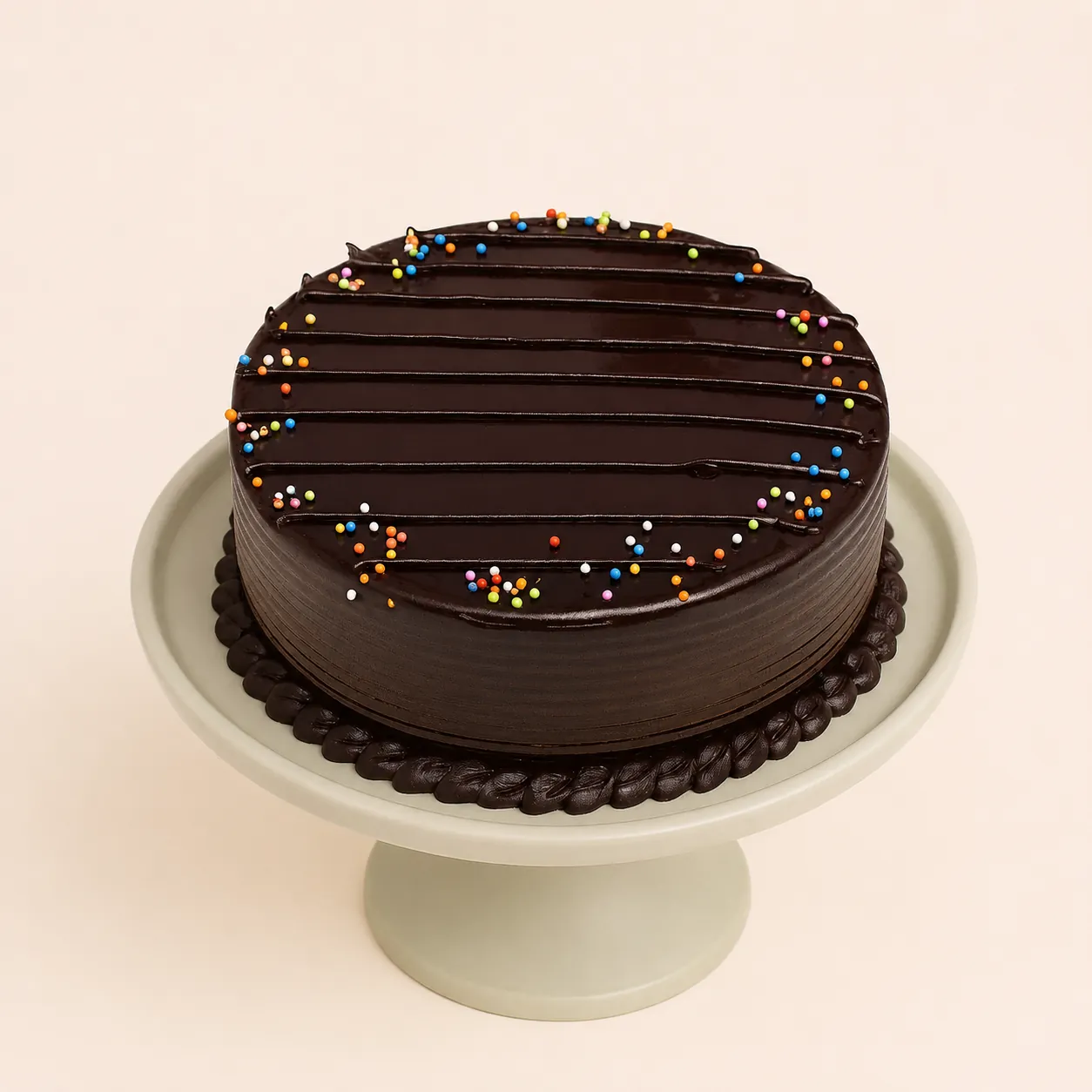 Dark Chocolate Drip Cake