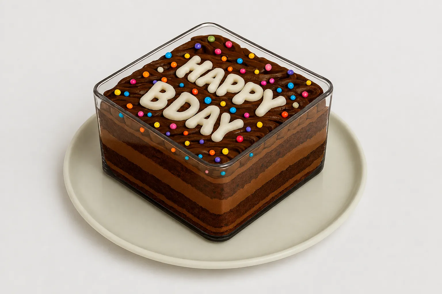 Birthday Special Chocolate Tub Cake