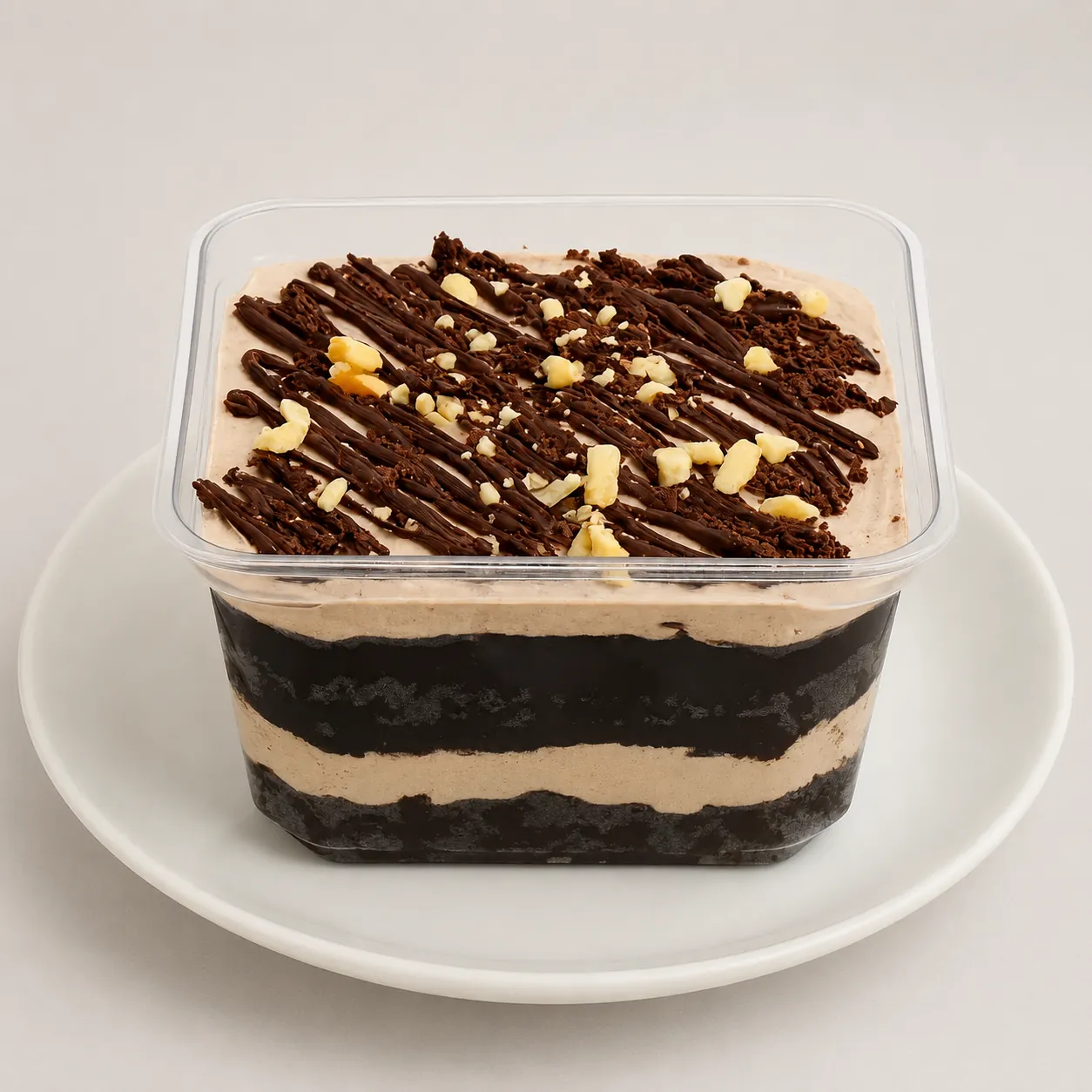 Nutty Choco Fudge Tub Cake