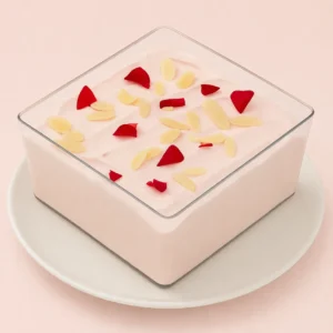 Rose Almond Tub Cake