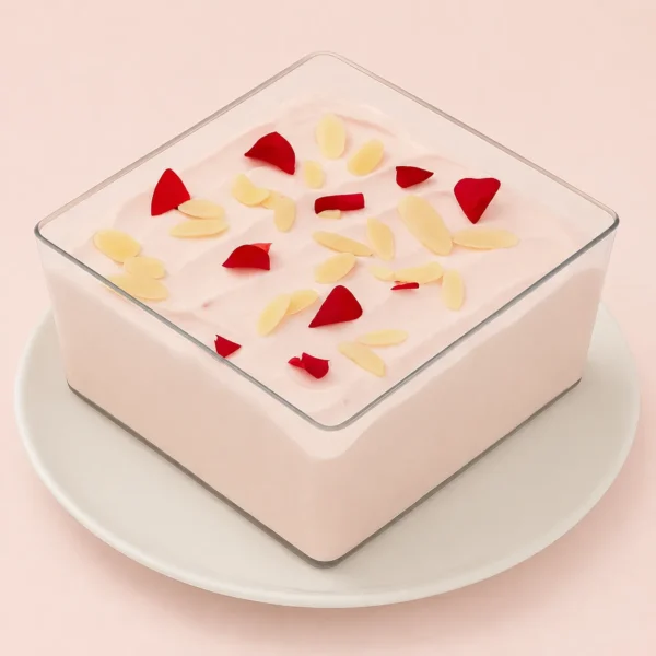 Rose Almond Tub Cake