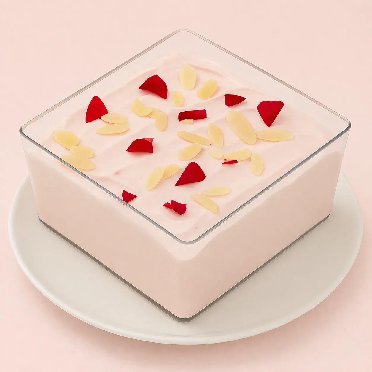 Rose Almond Tub Cake