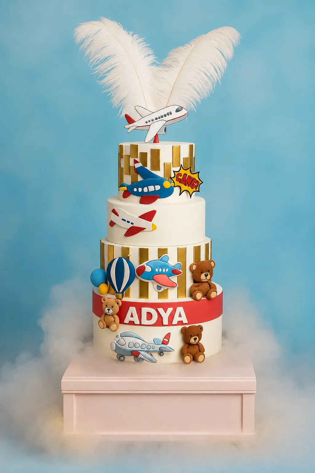 Airplane Adventure Luxury Cake