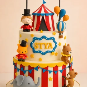 Circus Carnival Theme Cake