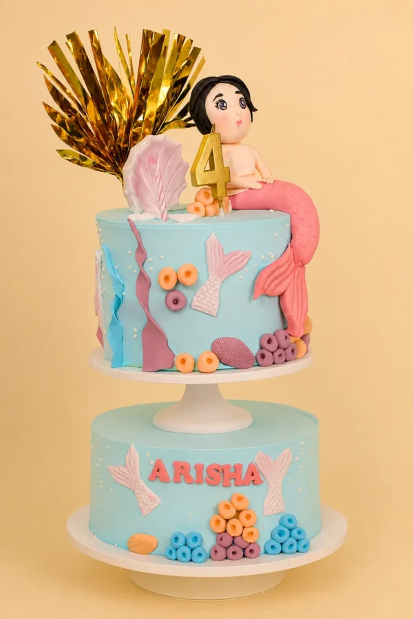 Little Mermaid Fantasy Cake