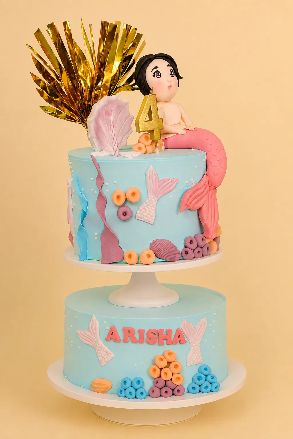 Little Mermaid Fantasy Cake