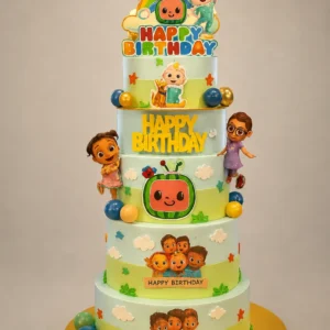 Cocomelon Tower Cake