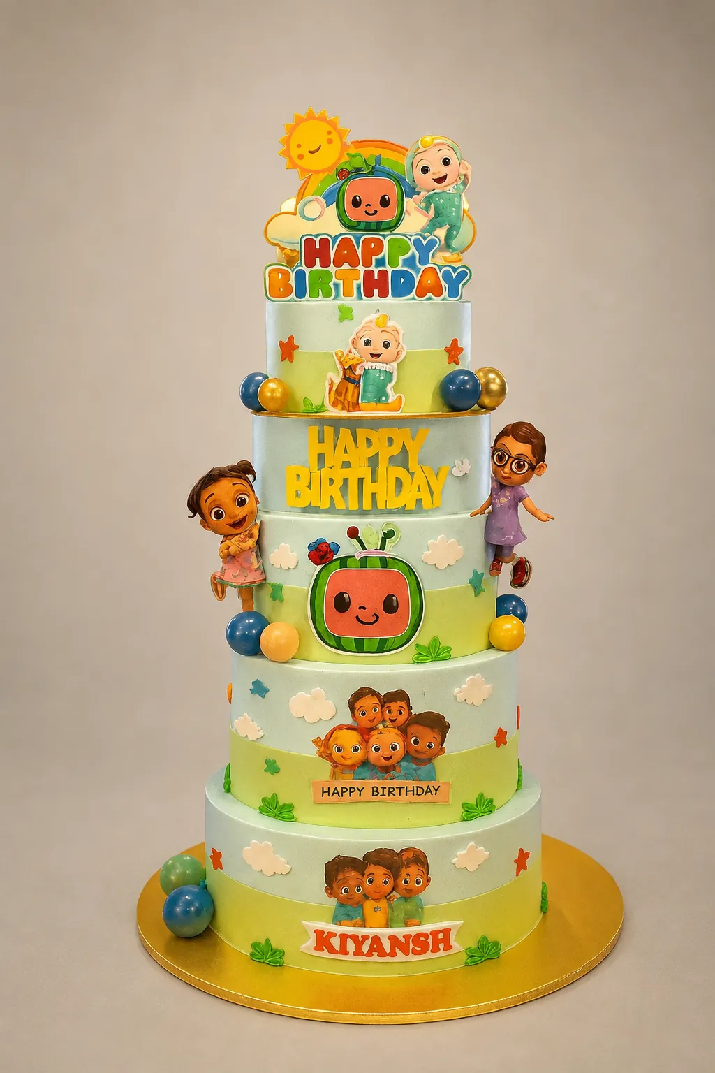 Cocomelon Tower Cake