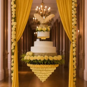 Chandelier Setup Cake