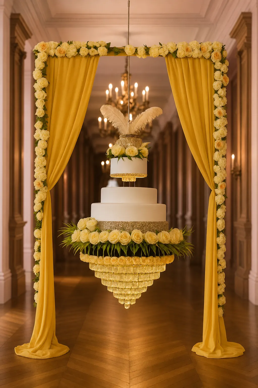 Chandelier Setup Cake