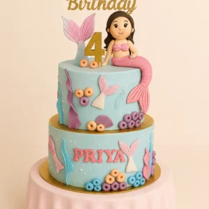 Little Mermaid Birthday Cake
