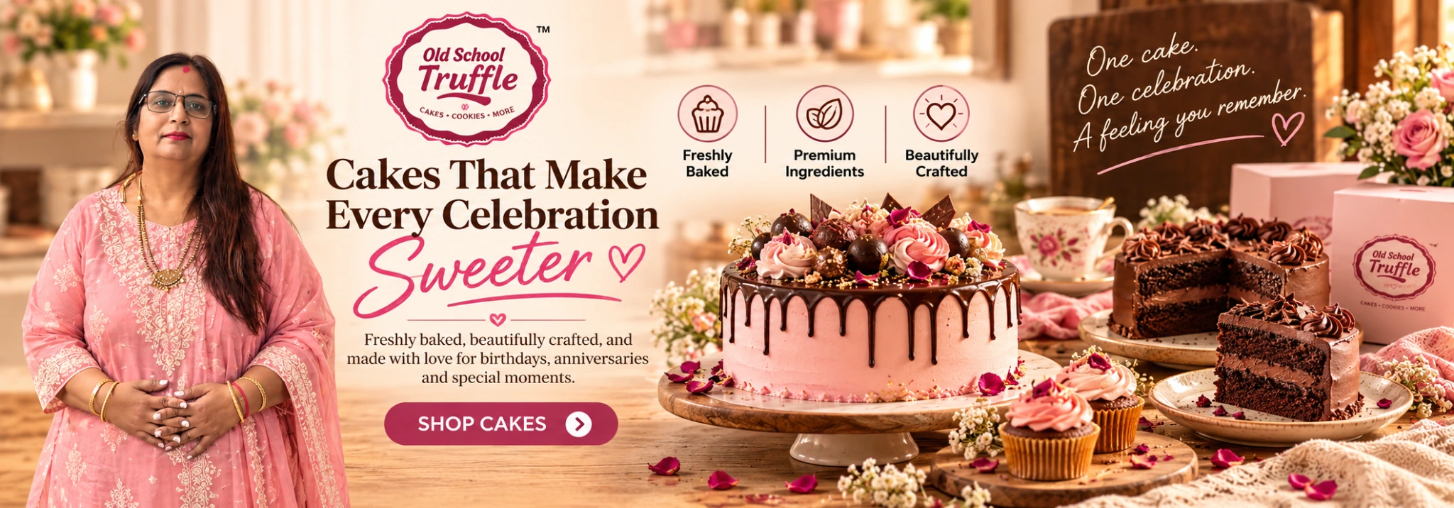 Old School Truffle celebration cakes