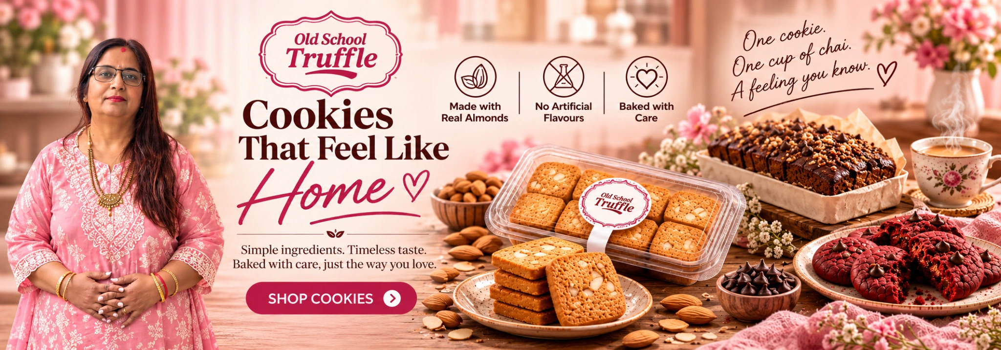 Old School Truffle cookies — cookies that feel like home