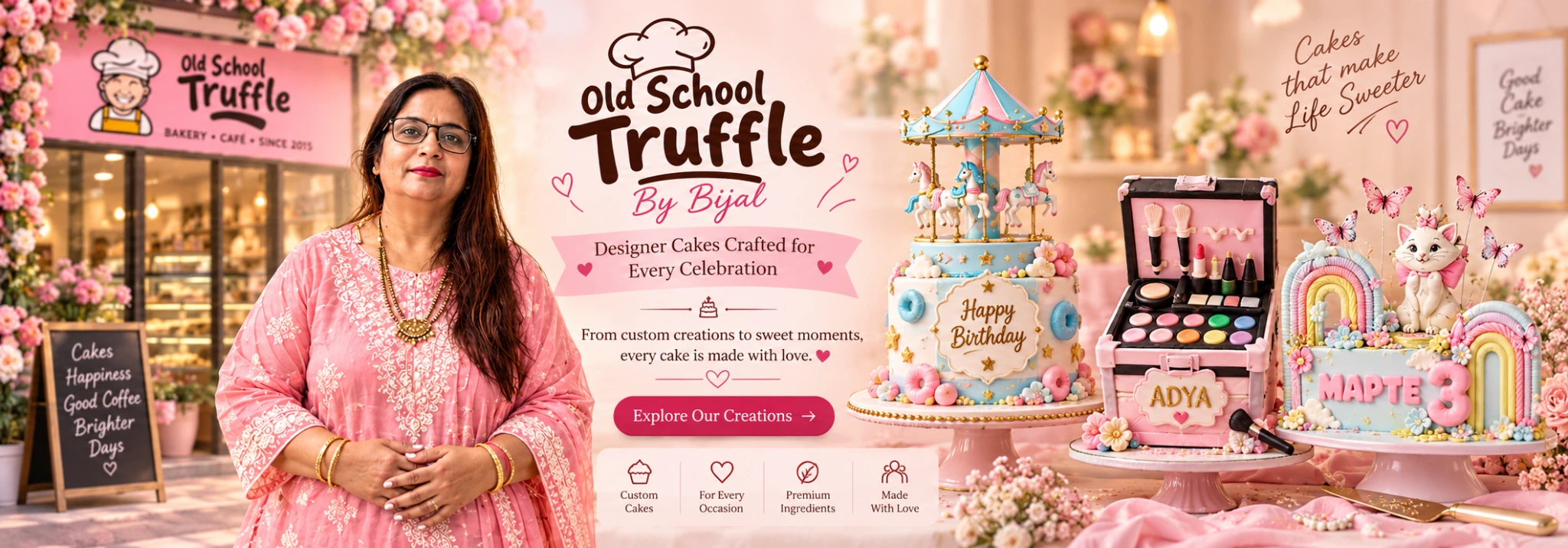 Old School Truffle by Bijal — our bakery and custom cake creations