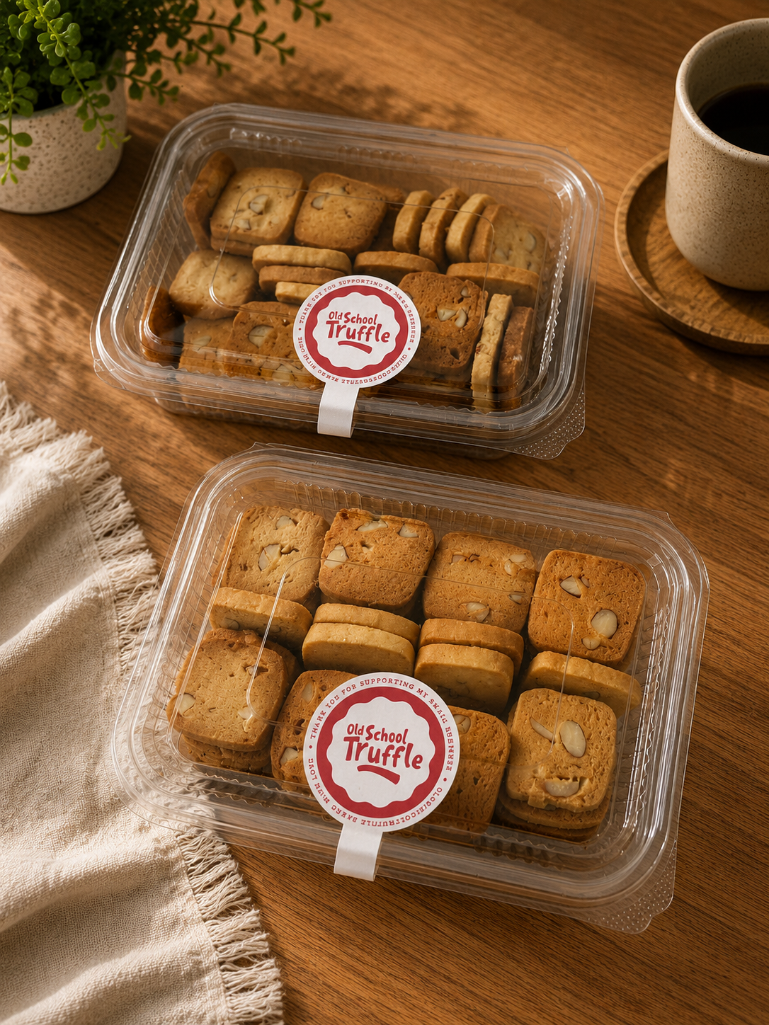 Almond Cookies(1+1) - Old School Truffle