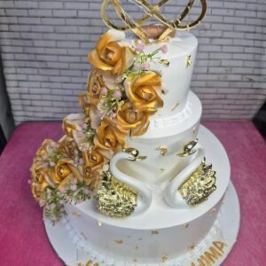 Anniversary / Engagement Designer Cake (Design 4)