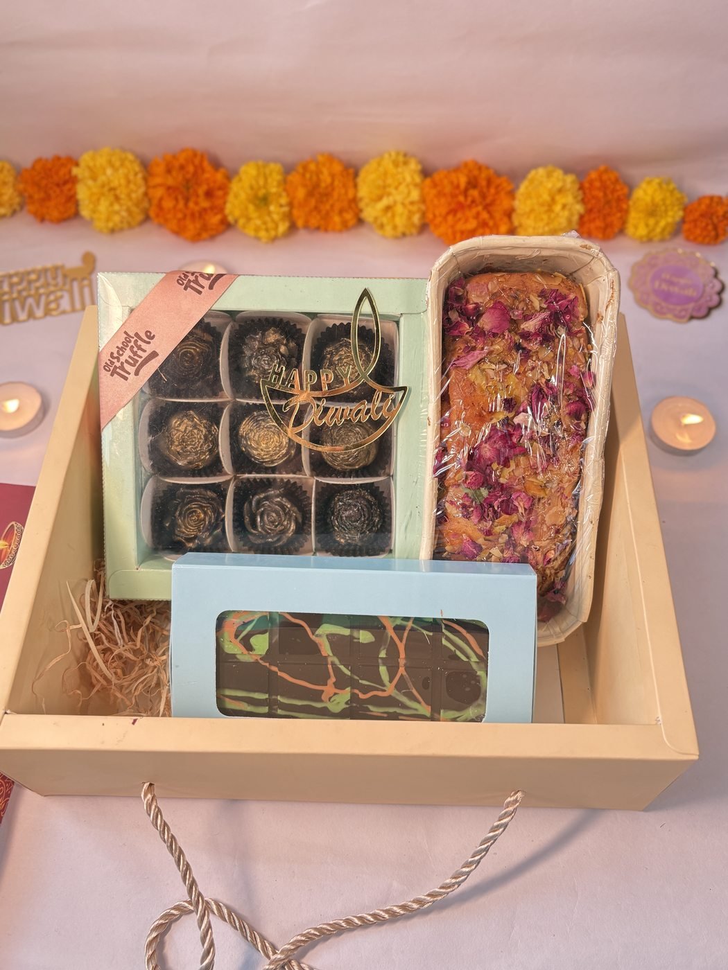 Assorted Chocolate Rakhi Hamper - Old School Truffle