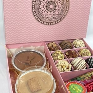 Diwali Pink Assorted Sweets Hamper