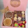 Diwali Pink Assorted Sweets Hamper - Old School Truffle