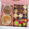 Diwali Pink Assorted Sweets Hamper - Old School Truffle