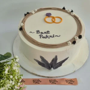 Engagement Cake – Wedding Rings