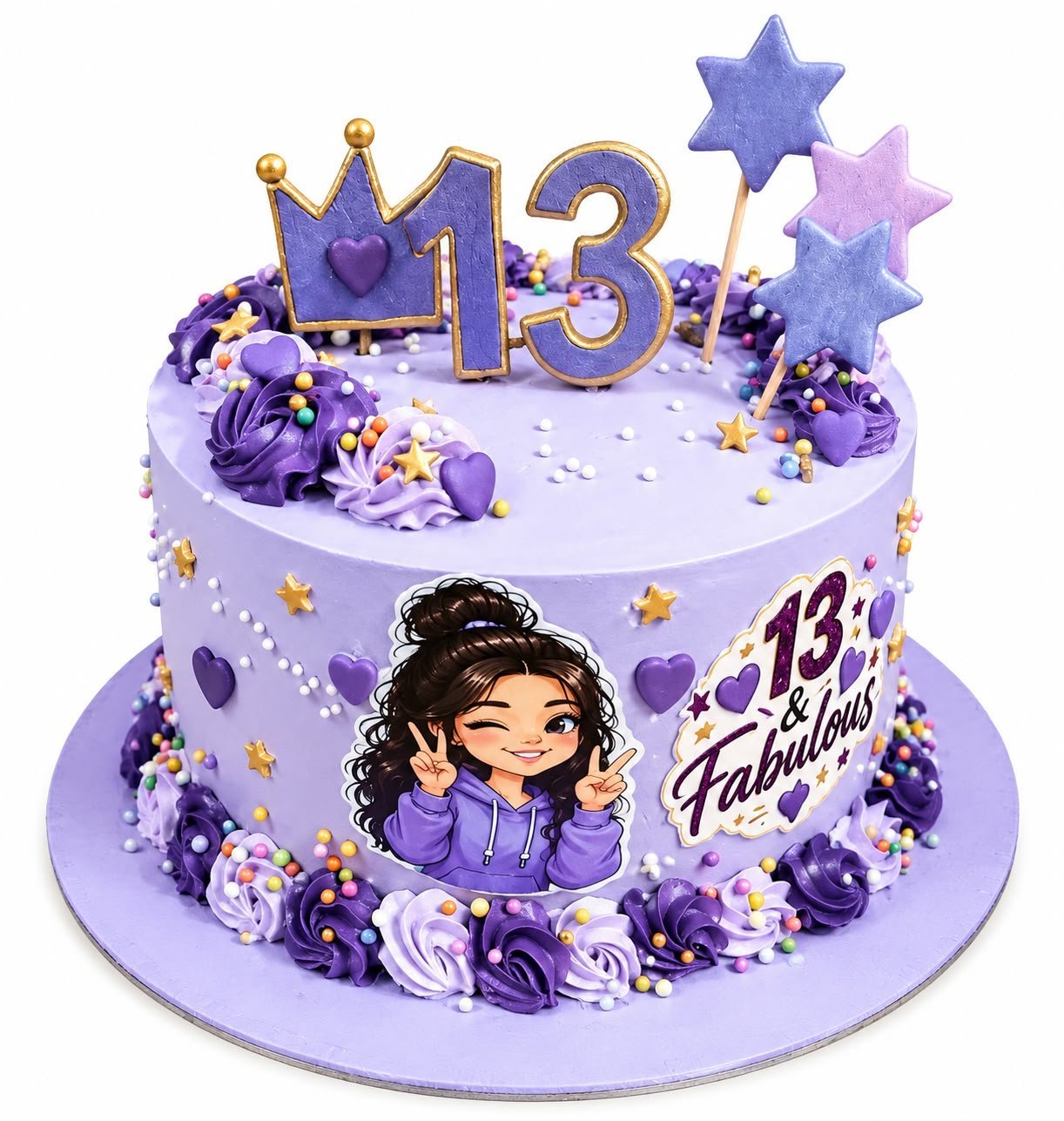 Girl's Cake - Old School Truffle