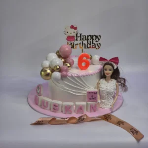 Hello Kitty & Doll Birthday Cake – Muskan