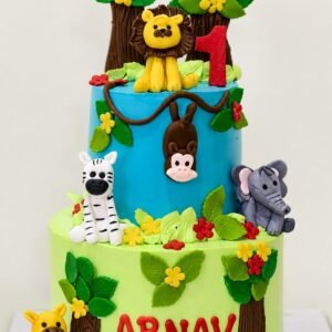 Jungle Theme Cake (Design 1)