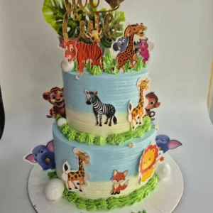 Jungle Theme Cake – Taarini