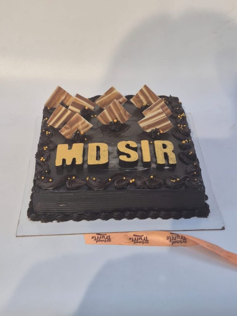 MD Sir Chocolate Celebration Cake - Old School Truffle