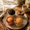 Muffins (4 Pcs) 4 Flavour (1+1) - Old School Truffle