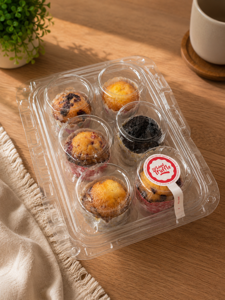 Muffins (6 Pcs) 6 Flavours - Old School Truffle