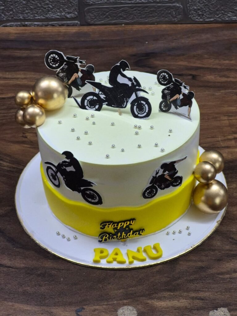 Racing Theme Cake - Old School Truffle