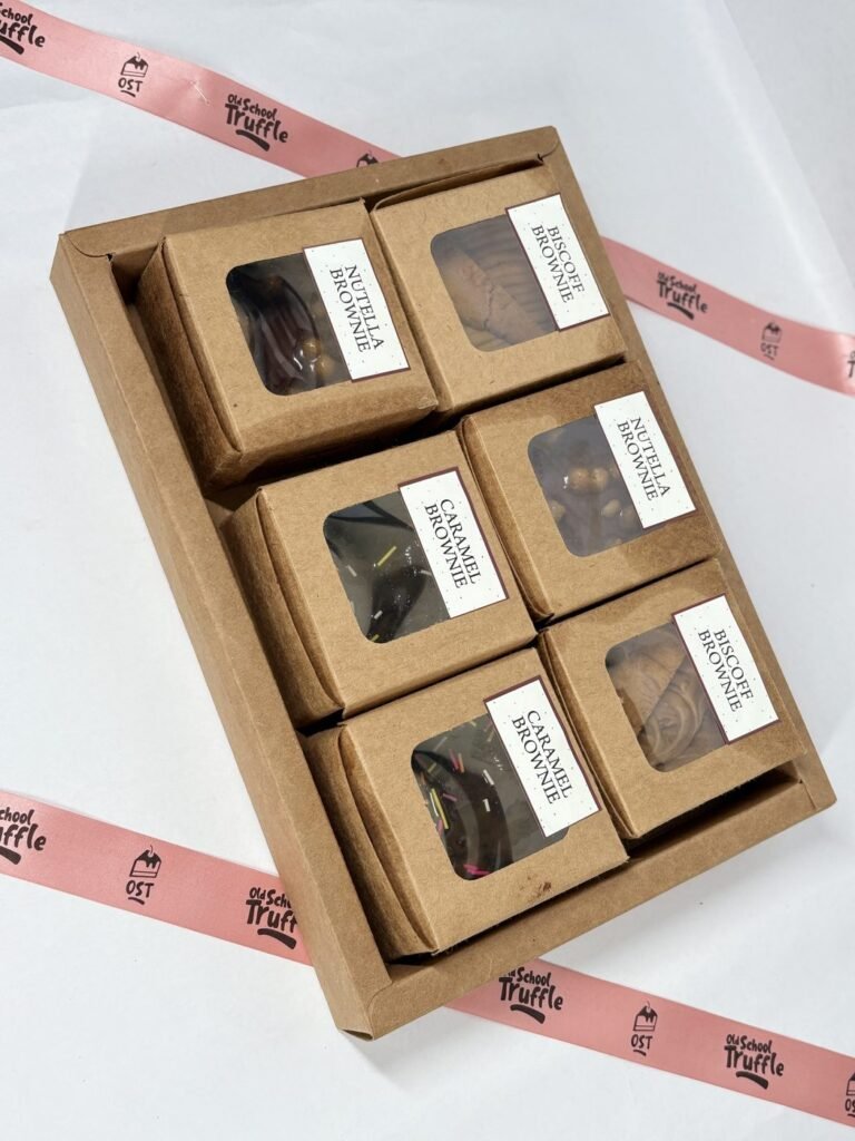 Rakhi Six-Box Assorted Bakes Gift Pack - Old School Truffle