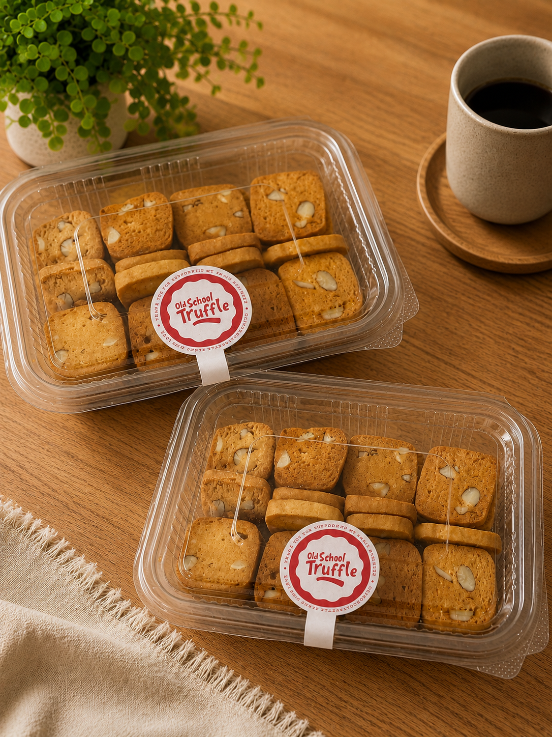 Red Velvet & Almond Cookies (1+1) - Old School Truffle