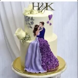 Wedding / Engagement Cake (Design 2)