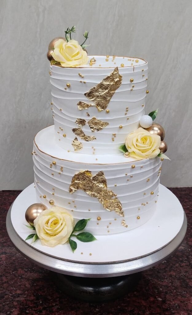 Wedding / Engagement Cake (Design 3) - Old School Truffle